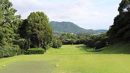 SSSゴルフ 佐々木正樹 ムーンレイクゴルフクラブ 鞍手コース 中コース ティーグラウンドから