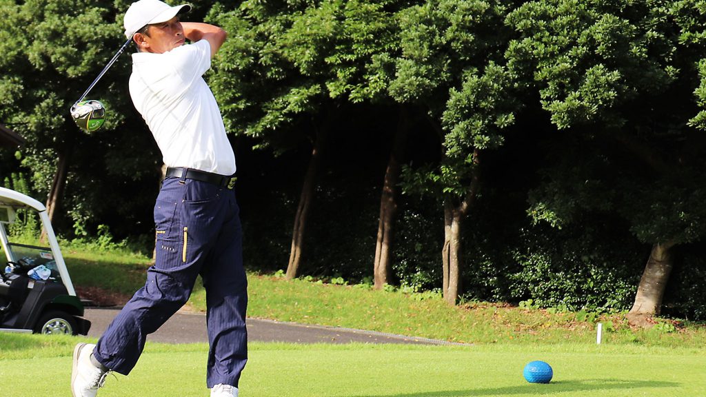 SSSゴルフ　佐々木正樹　スウィング写真